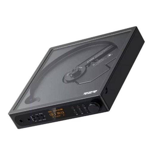 Reproductor CD portátil FiiO DM15 R2R Bluetooth 5.4 DAC USB Negro