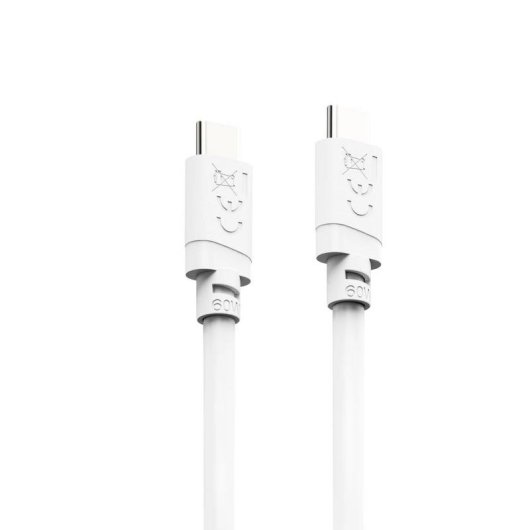 Cabo USB-C para USB-C 2 m Branco USB 2.0 Hama carregamento rápido