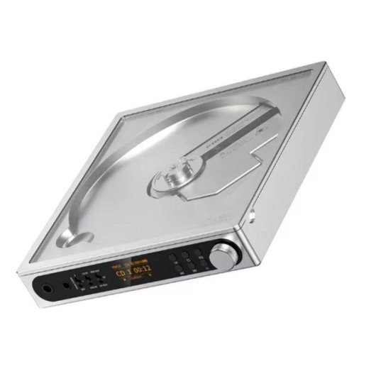 Reproductor CD portátil Fiio DM15 R2R Plata Bluetooth 5.4 DAC USB 32 bits