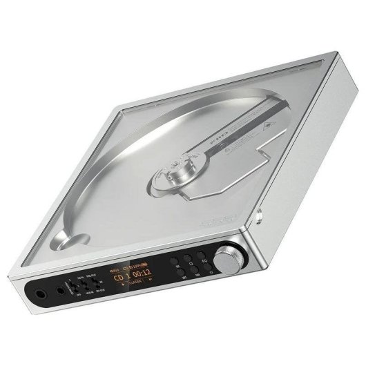 Reproductor CD portátil Fiio DM15 R2R Plata Bluetooth 5.4 DAC USB 32 bits