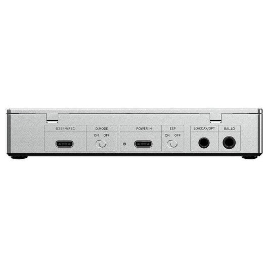 Reproductor CD portátil Fiio DM15 R2R Plata Bluetooth 5.4 DAC USB 32 bits