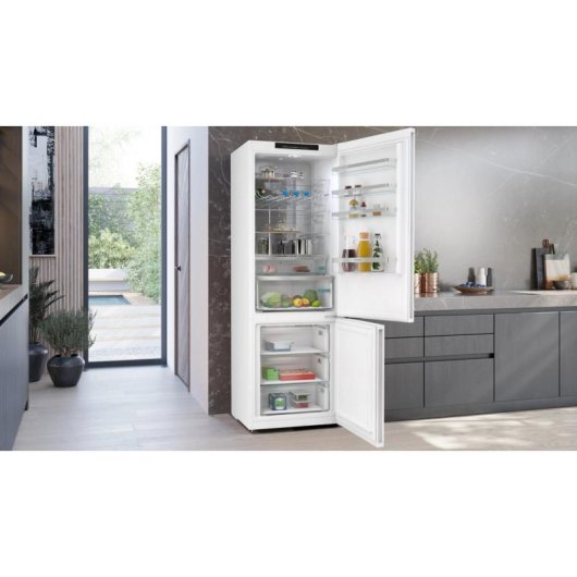 Frigorífico Combi Siemens iQ300 KG49NVWDG Total No frost 203 cm 440 L D Branco