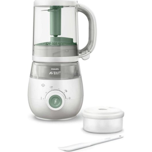 Vaporera/Batidora Infantil Philips Avent Premium SCF885/01 4 en 1 1 L Vert Blanc