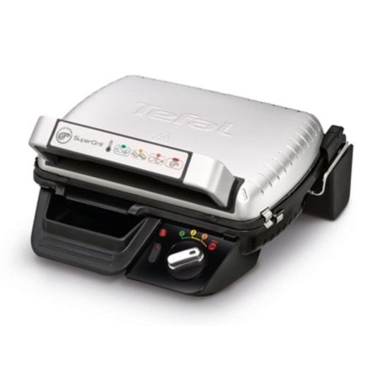 Parrilha Elétrica Tefal GC450B32 Negro Inox Giratória Retangular