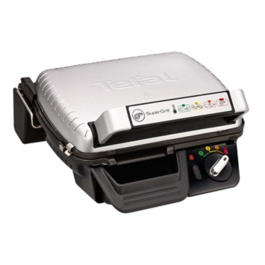 Parrilha Elétrica Tefal GC450B32 Negro Inox Giratória Retangular