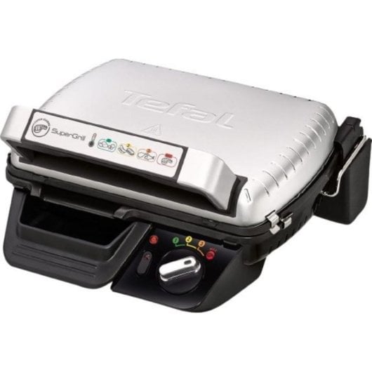 Parrilha Elétrica Tefal GC450B32 Negro Inox Giratória Retangular