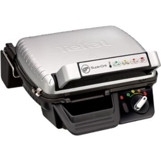 Parrilha Elétrica Tefal GC450B32 Negro Inox Giratória Retangular