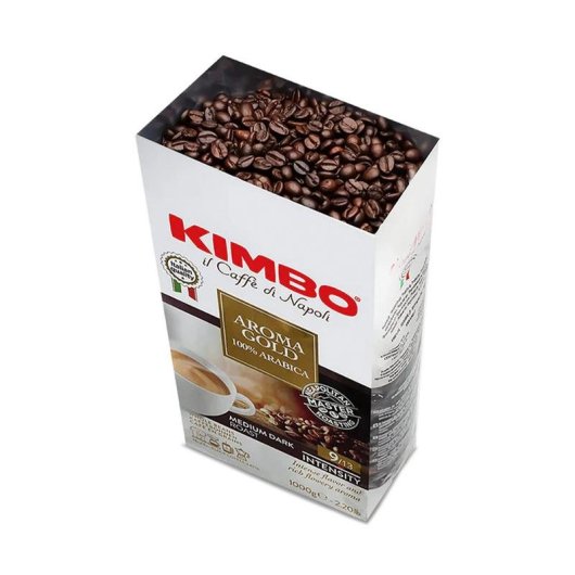 Café en grano Kimbo Aroma Gold 1 kg Tueste medio