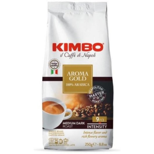 Café en grano Kimbo Aroma Gold 1 kg Tueste medio
