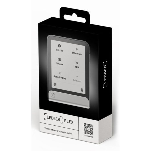 Carteira Offline Ledger Flex Bitcoin Ethereum NFT Cinzento Graphite