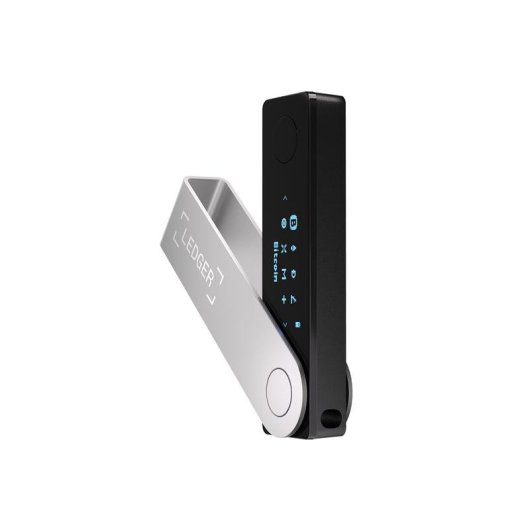 Monedero offline Ledger Nano X para criptomonedas Bitcoin Ethereum NFT Negro