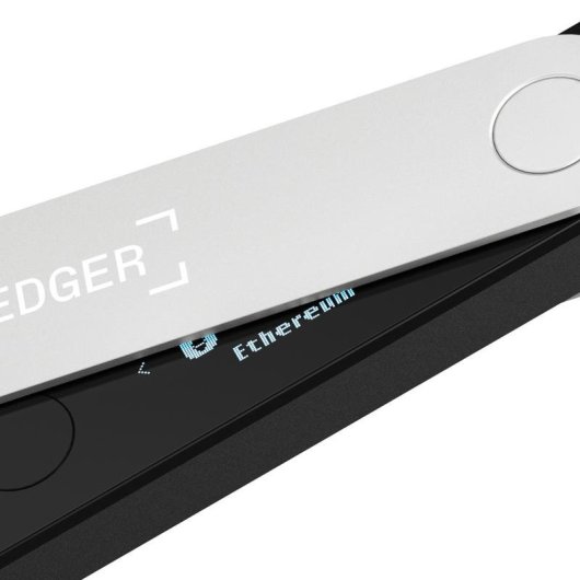Monedero offline Ledger Nano X para criptomonedas Bitcoin Ethereum NFT Negro