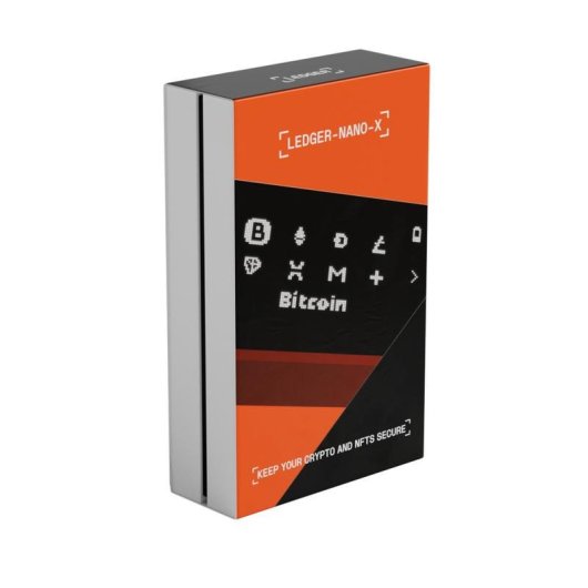 Monedero offline Ledger Nano X para criptomonedas Bitcoin Ethereum NFT Negro