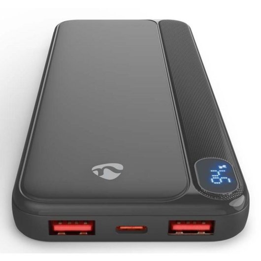 Batería Externa Nedis PBKPD20W125BK 10000 mAh 20W Negro