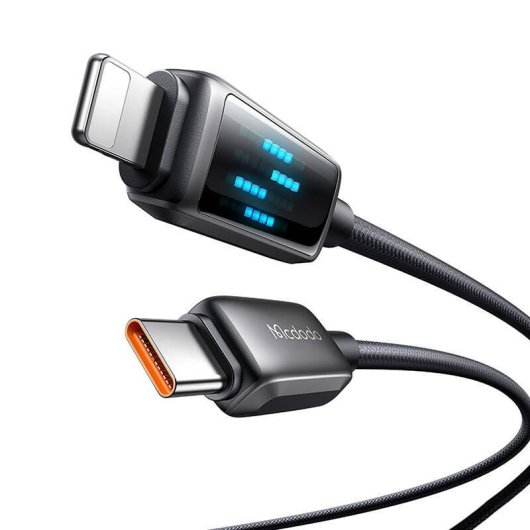 Cabo USB-C para Lightning Mcdodo CA-2630 36W LED 1,2m