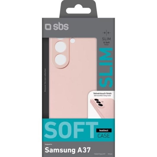 Funda para móvil SBS Instinct Cover Microfibra Rosa para Samsung Galaxy A37