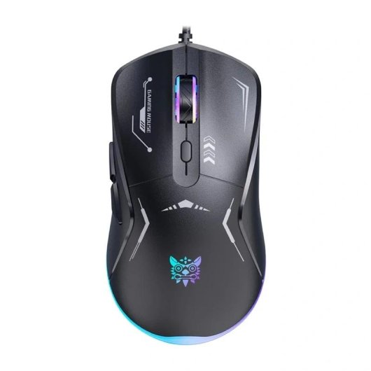 Ratón ONIKUMA CW917 Câblé 3600 DPI RGB 6 Boutons Noir