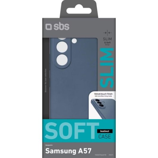 Funda para móvil SBS Instinct TPU Microfibra Azul para Samsung Galaxy A57
