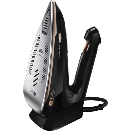 Ferro a vapor Braun FI 7276 BK FreeStyle 7 250 g/min 0,35 L Preto/Ouro