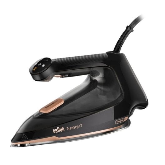 Ferro a vapor Braun FI 7276 BK FreeStyle 7 250 g/min 0,35 L Preto/Ouro