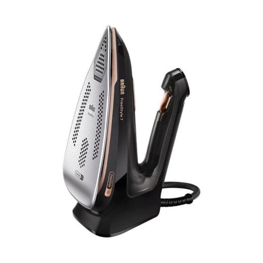 Ferro a vapor Braun FI 7276 BK FreeStyle 7 250 g/min 0,35 L Preto/Ouro