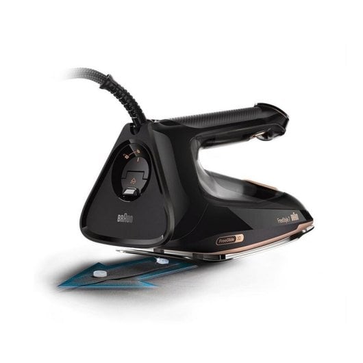 Ferro a vapor Braun FI 7276 BK FreeStyle 7 250 g/min 0,35 L Preto/Ouro