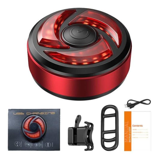 Luz Trasera Bicicleta Superfire BTL02 USB 330 mAh 3 Modos