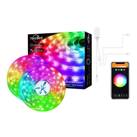 Tira LED Inteligente WiFi RGB NiteBird SL3 (2x5m) Tuya