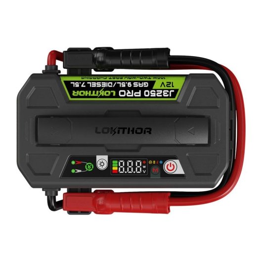Arrancador de voiture Lokithor J3250 Pro 3250A 74.24Wh LiFePO4