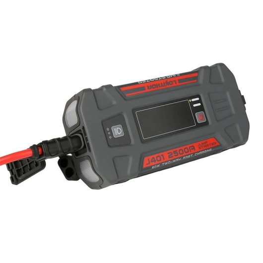 Arrancador de baterías Lokithor J401 2500A 20000mAh Powerbank Linterna 4 en 1
