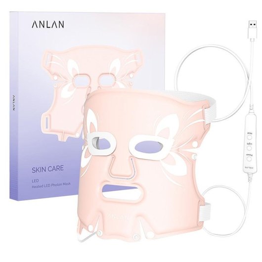 Máscara LED ANLAN 01-AGZMZ21-04E Terapia de Luz 5 Tipos Impermeable IPX7