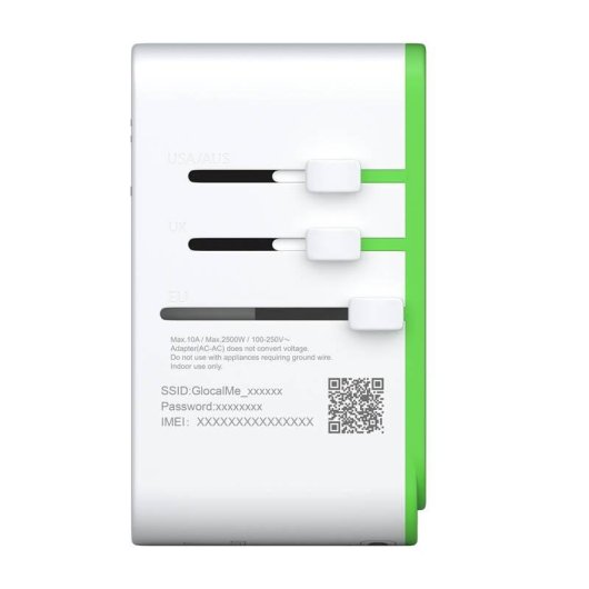 Adaptateur Hotspot Wi-Fi 6 4G/LTE GlocalMe Roamplug blanc universel