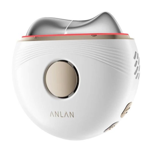 Masajeador Facial ANLAN 02-AGSY41-02A Guasha Électrique Lumière Violette et Rouge