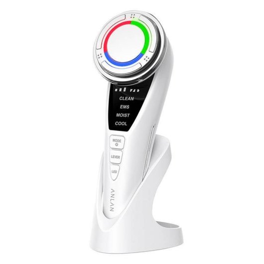 Massajador Facial Ultrasónico ANLAN 01-ADRY15-001 com Terapia de Luz