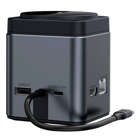Estação de acoplamento Blitzwolf BW-TH17 9 em 1 + carregador 15W