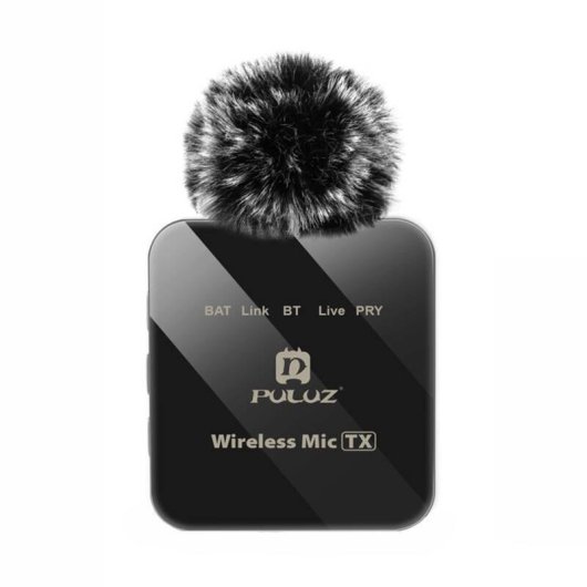 Micrófono Puluz PU648B USB-C inalámbrico con reducción de ruido ENC y 12h batería