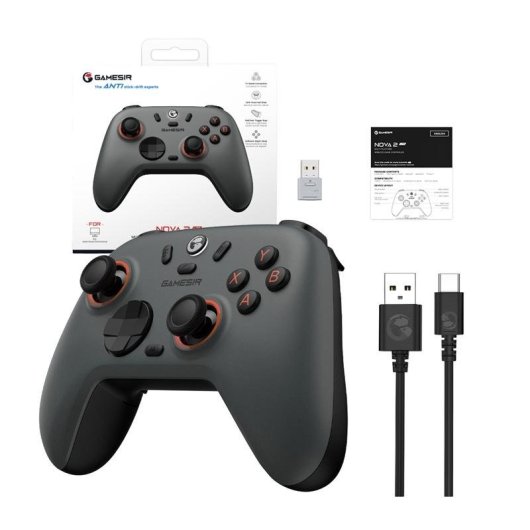 Mando GameSir Nova 2 Lite Wireless Gris para Switch, PC, Android e iOS