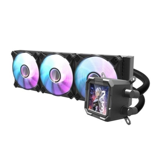 Refrigeración Líquida darkFlash DV360S 360mm 3 Lüfter ARGB IPS LCD Display