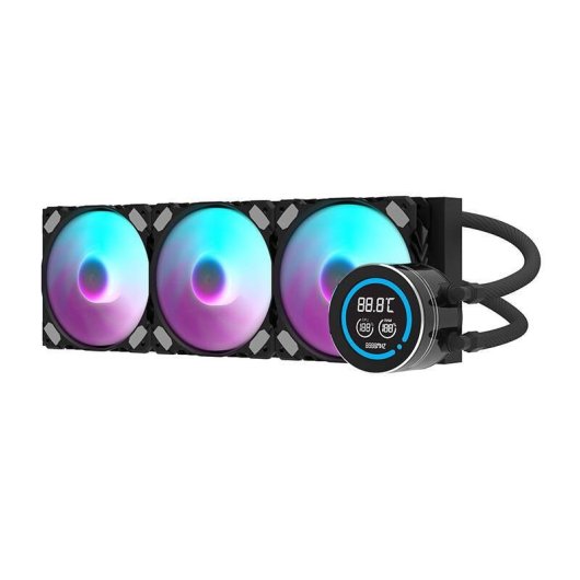 Refrigeration Liquide darkFlash DN-D360 360mm 3 Ventilateurs ARGB LCD