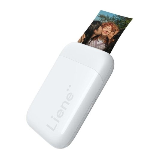 Imprimante portable Bluetooth Liene Pearl 2x3" avec batterie intégrée et papier adhésif