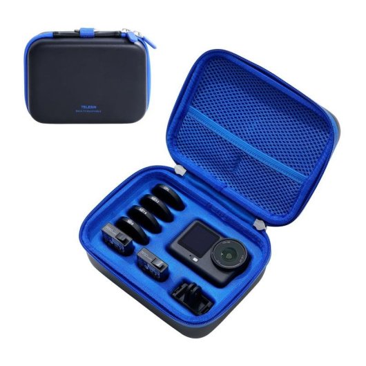 Bolsa Transporte Telesin DisAdv EVA DJI Osmo Action 6 Negra