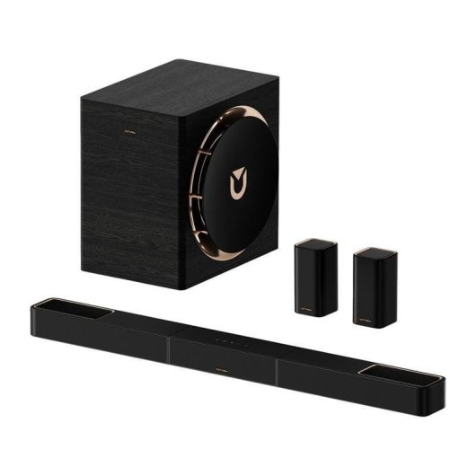 Barra de Sonido Ultimea U442A Skywave X70 7.1.4 980W Bluetooth HDMI eARC Dolby Atmos Noire
