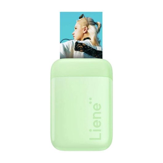 Imprimante portable Zink Bluetooth Liene Pearl 2x3" verte avec batterie intégrée