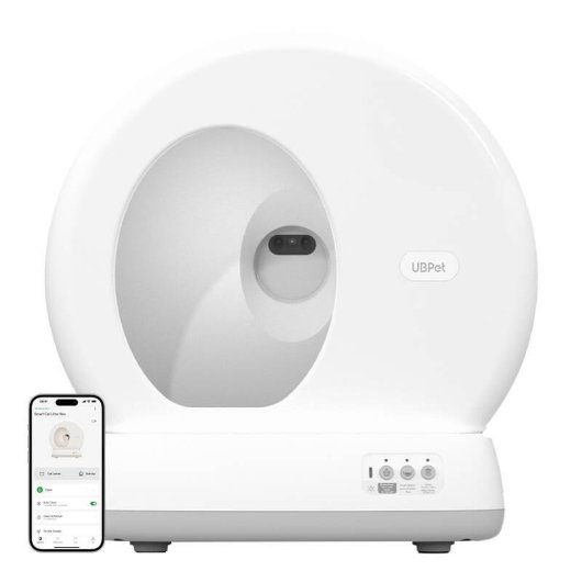 Caja de arena inteligente UBPet C10 Pro con cámara y limpieza automática