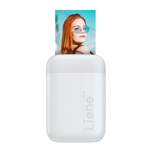 Impresora portátil Bluetooth Zink Liene Pearl 2x3" blanca con batería integrada