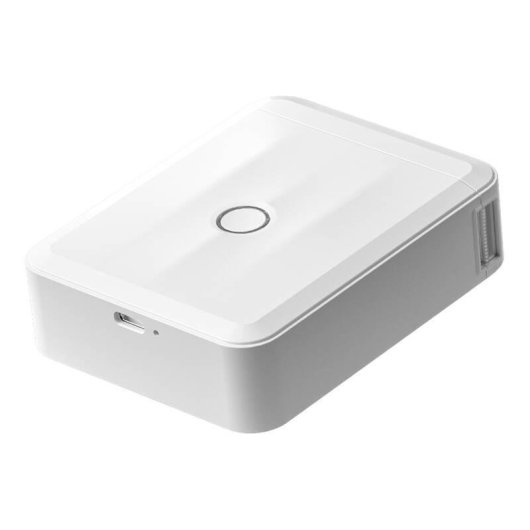 Impresora térmica Bluetooth Niimbot D110M portátil blanca con batería recargable