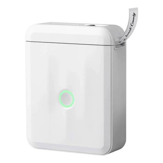 Impresora térmica Bluetooth Niimbot D110M portátil blanca con batería recargable