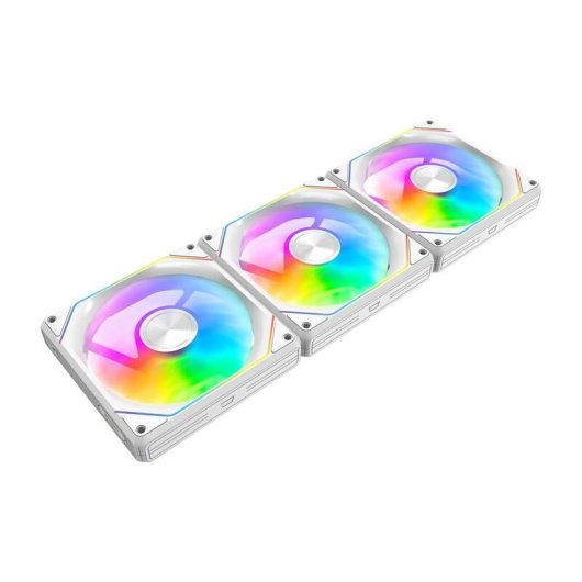 Refrigeración Aire darkFlash 120mm Gauss G24 3IN1 ARGB Blanco Magnético