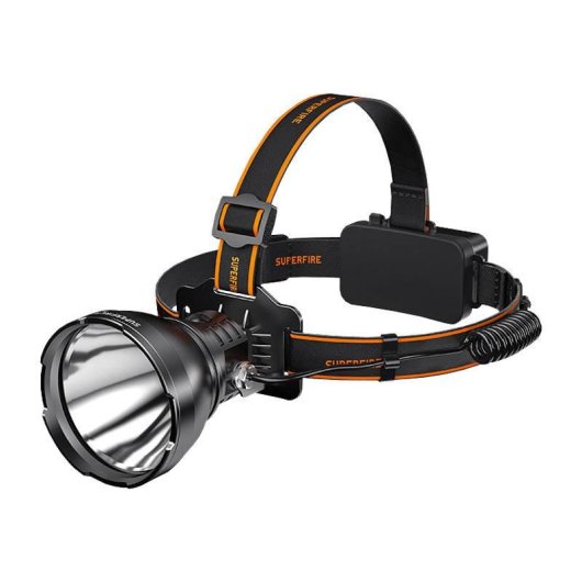 Linterna de cabeza Superfire HL60 2300 lúmenes 4 modos 330 m 36W LED