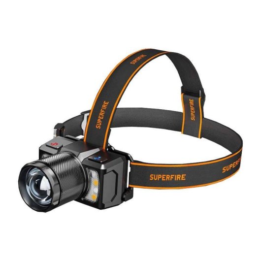 Linterna de cabeza Superfire HL25 700 lúmenes USB-C